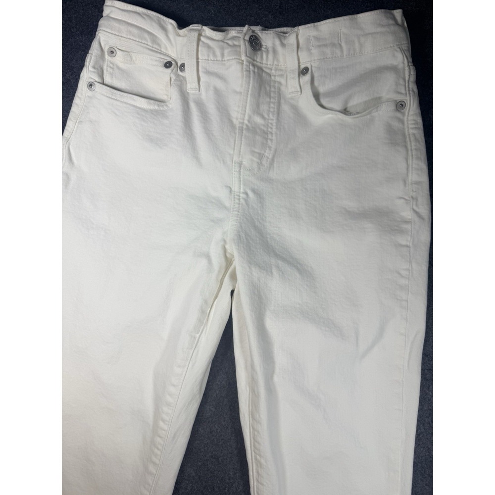 Madewell Jeans Womens 25P White The Perfect Vintage Jean Mid Rise Denim